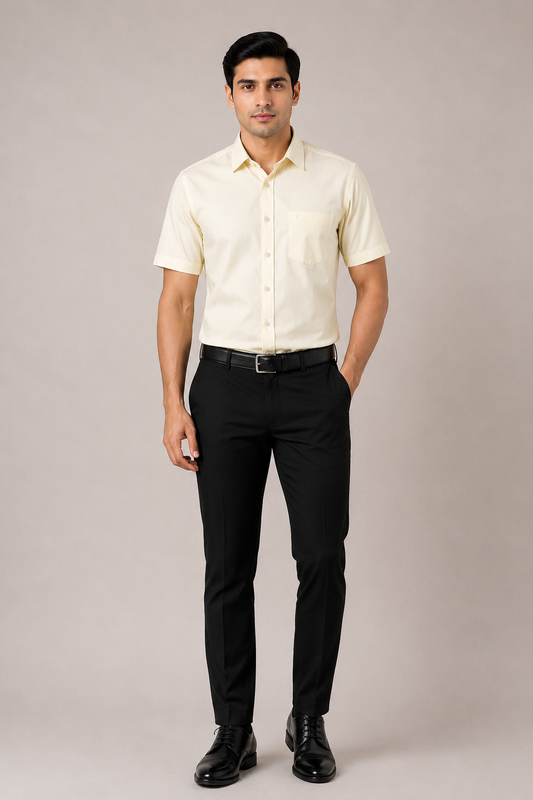 Men's Solid  Half Sleeve Formal Shirt