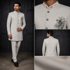 Ivory Embroidered Jodhpuri Suit