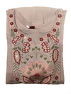 Blush Pink Floral Embroidered Kurta, Pant & Dupatta Set
