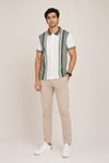Men’s  Striped Polo T-Shirt