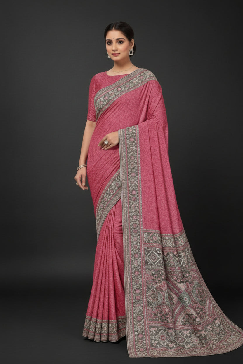 Professional Uniform Saree for Corporate & Service Staff