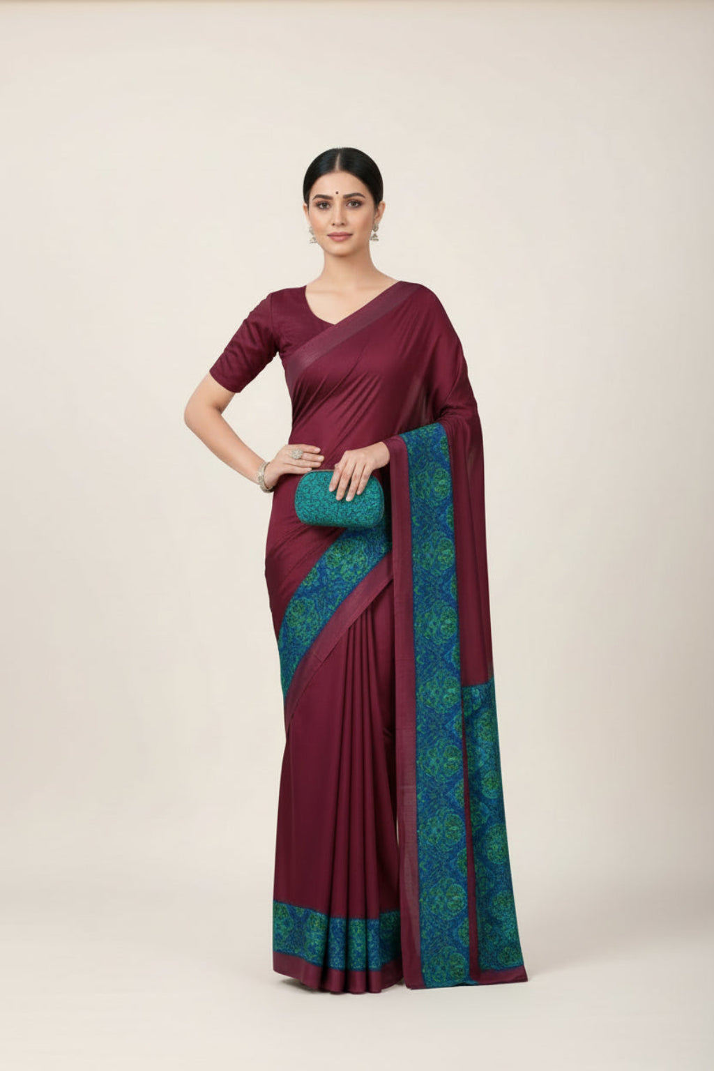 Professional Uniform Saree for Corporate & Service Staff