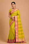 Elegant Saree with Rich Gold & Black Border