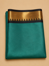 Emerald  Traditional Saree with Golden Zari Border