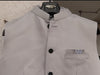 LIGHT GREY SOLID NEHRU JACKET