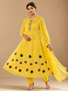 Women’s Embroidered Anarkali Kurta Set