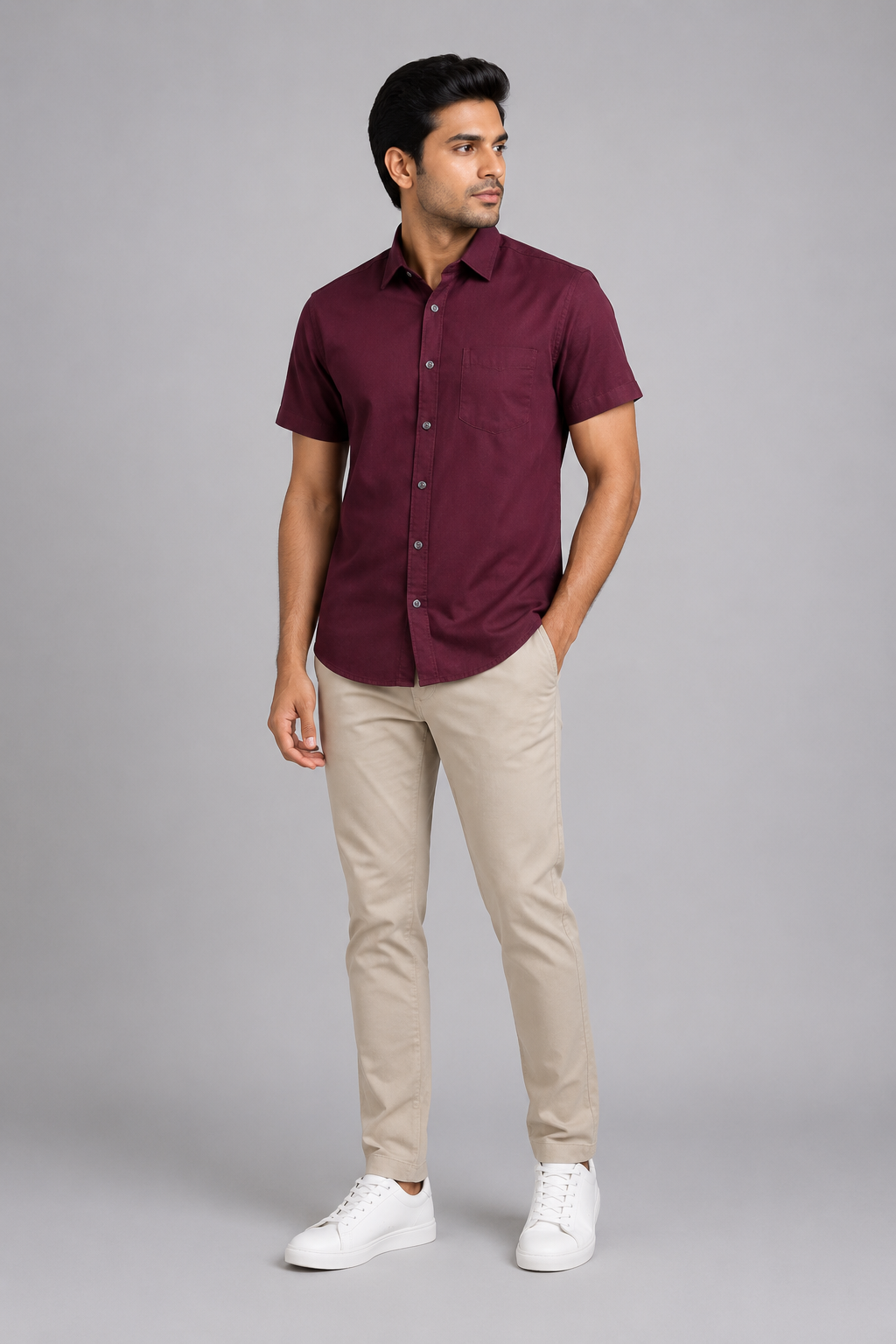Men’s Casual Half Sleeve Shirt