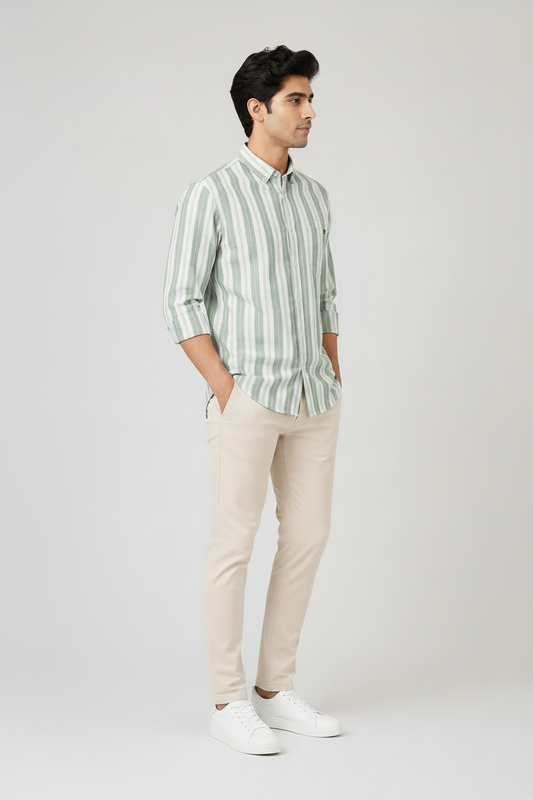 Striped Premium Casual Shirt for Men