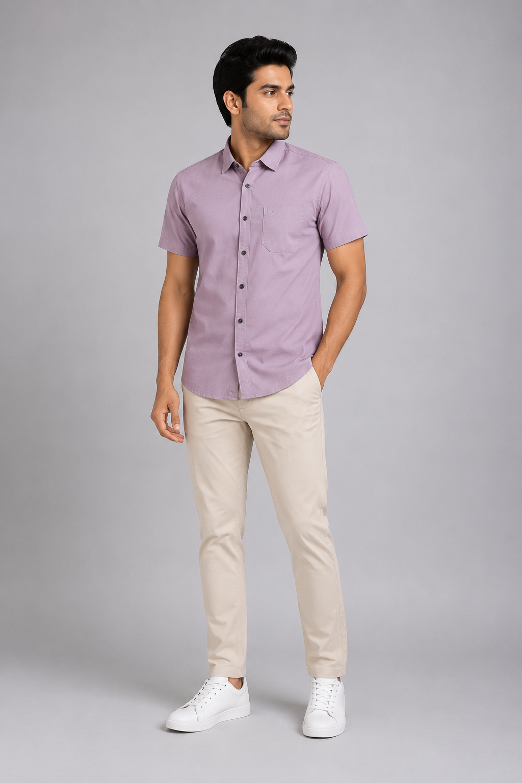 Men’s Casual Half Sleeve Shirt