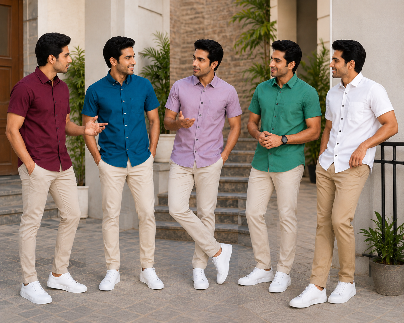Men’s Casual Half Sleeve Shirt