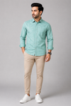 Men’s  Floral Print Premium Cotton Shirt