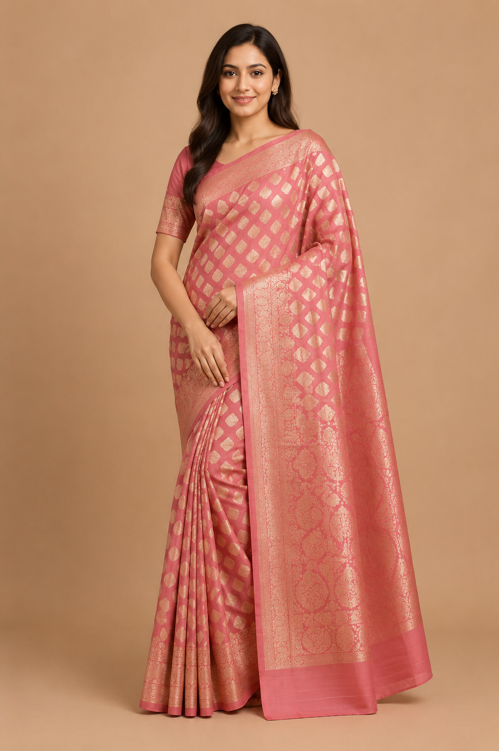 Mint Zari Woven Banarasi Silk Saree