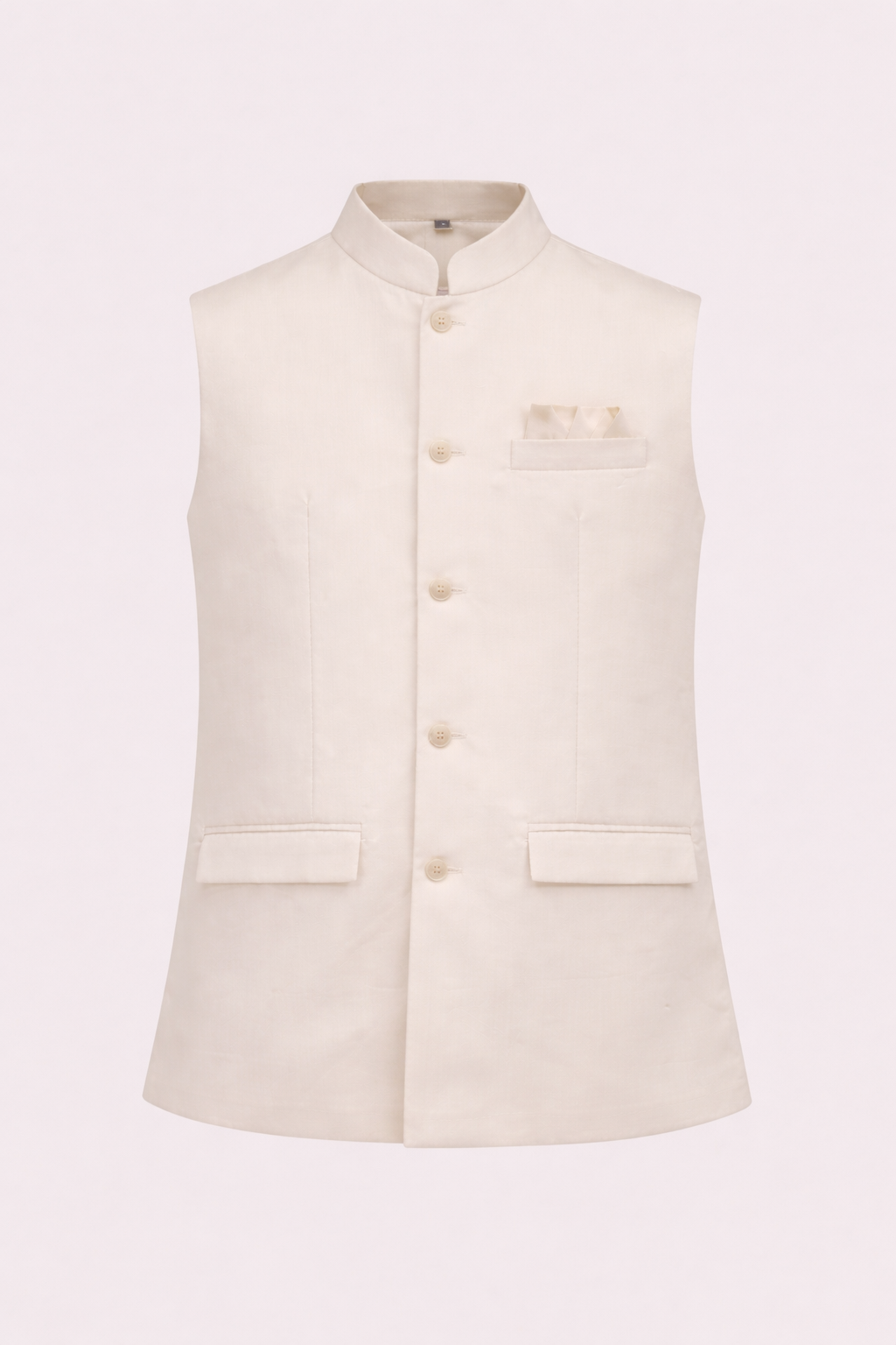 Off White Premium Nehru Jacket for Men | Classic Ethnic Waistcoat