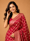Royal Teal  Saree with Rich Zari Weaving