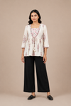 Women’s Floral Printed Peplum Kurti Top