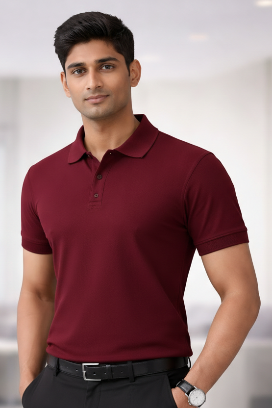 Corporate Uniform Men T-Shirt Customizable Bulk Order