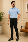Men’s  Linen Blend Formal Shirt