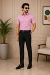 Men’s  Linen Blend Formal Shirt