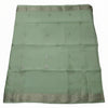 Women Mint Green Embroidered Linen Saree