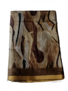Elegant Abstract Print Saree with Designer Border | Soft Drape Ethnic Wear for Women