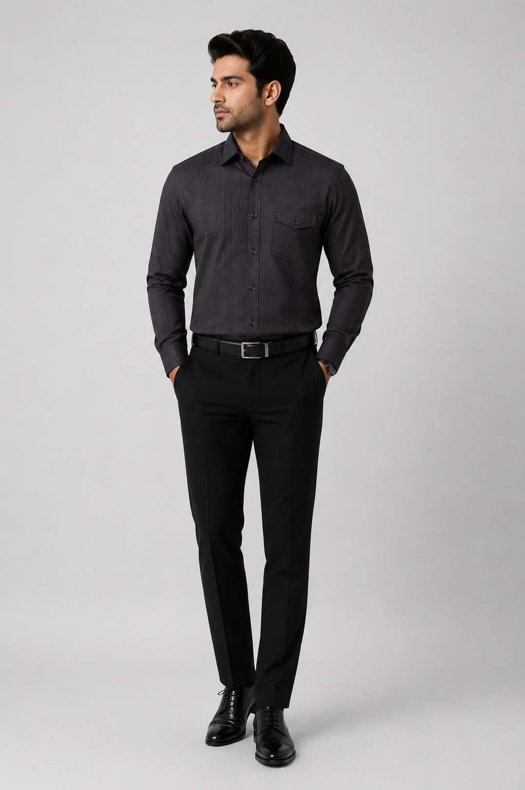 Men  Textured Formal Shirt