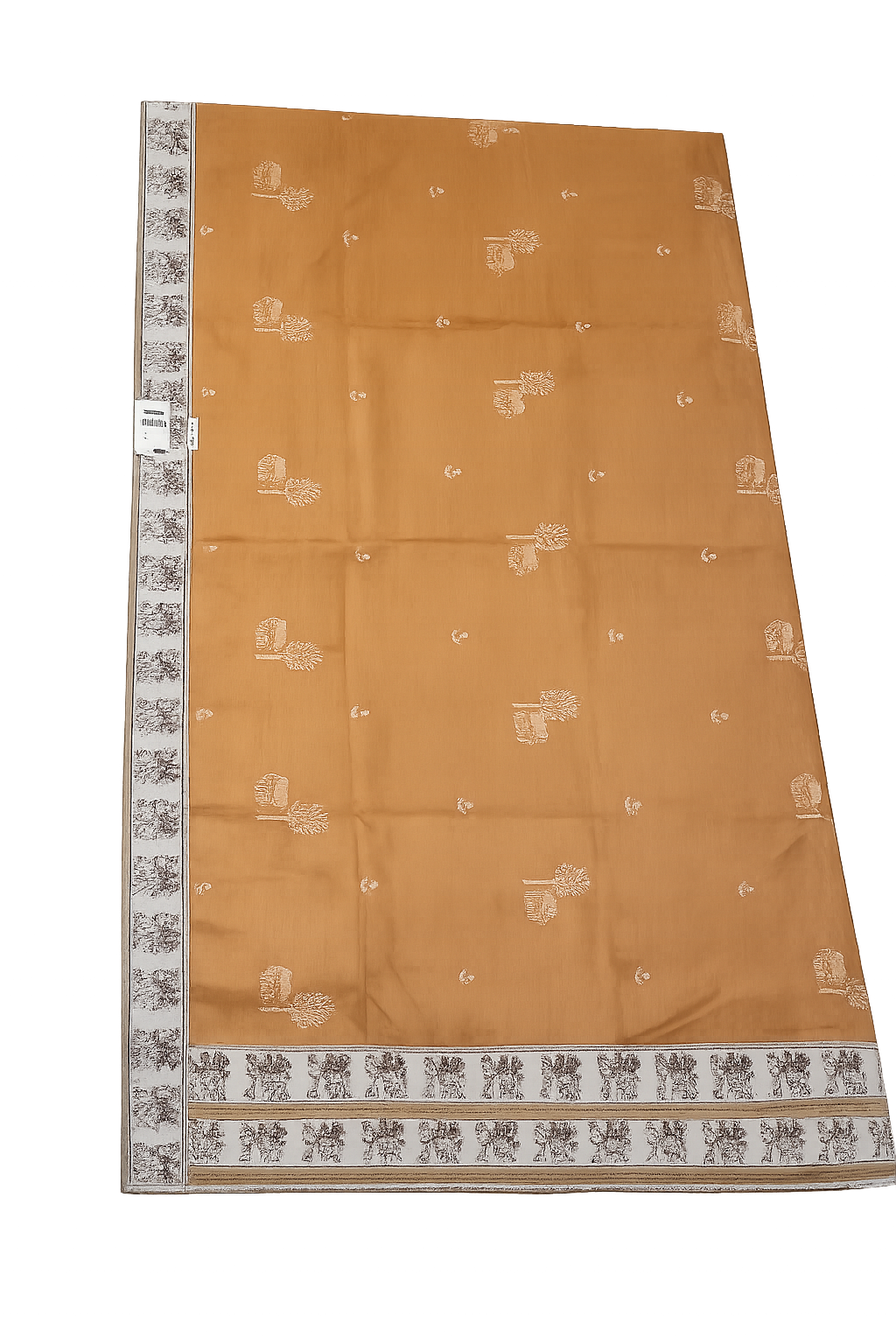 Women Mustard Yellow Traditional Printed Saree