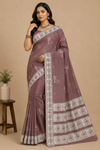 Women Mustard Yellow Traditional Printed Saree