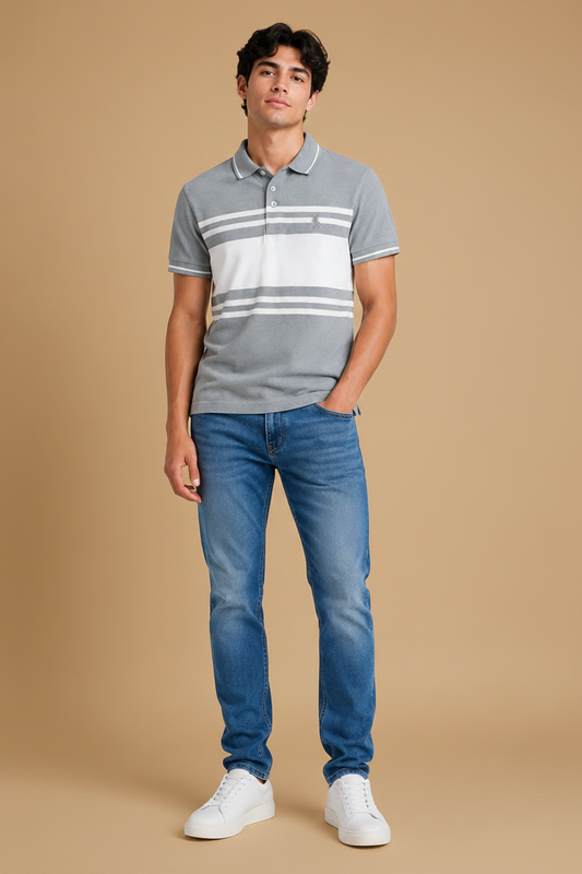 Men's  Colorblock Polo T-Shirt