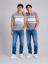 Men's  Colorblock Polo T-Shirt