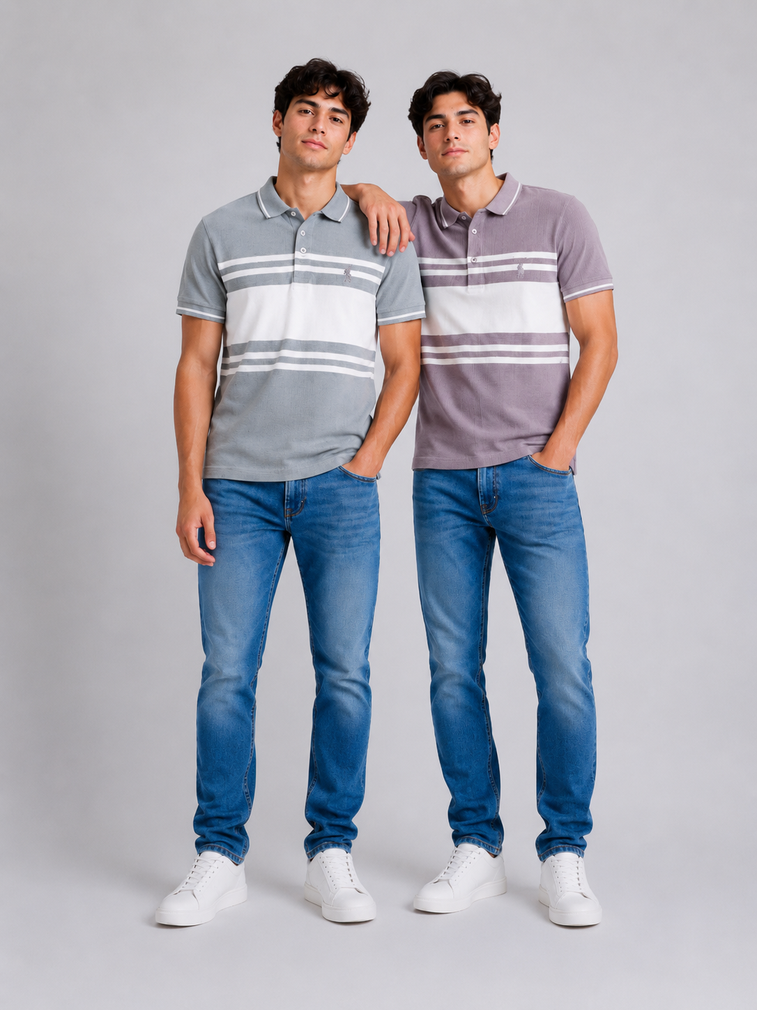 Men's  Colorblock Polo T-Shirt
