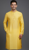 Elegant Yellow Festive Kurta for Men