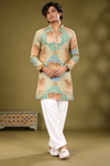 Pastel Multicolor Floral Festive Kurta