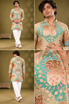 Pastel Multicolor Floral Festive Kurta